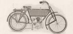 1906 motocyclette avec moteur Zedel à 2cv trois quart à soupapes commandés